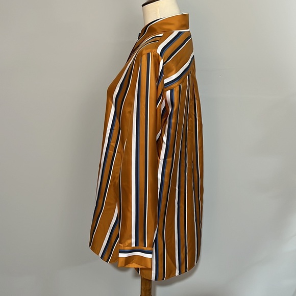 Lafayette 148 New York 100% silk blouse women’s sz S, as is - Picture 4 of 12